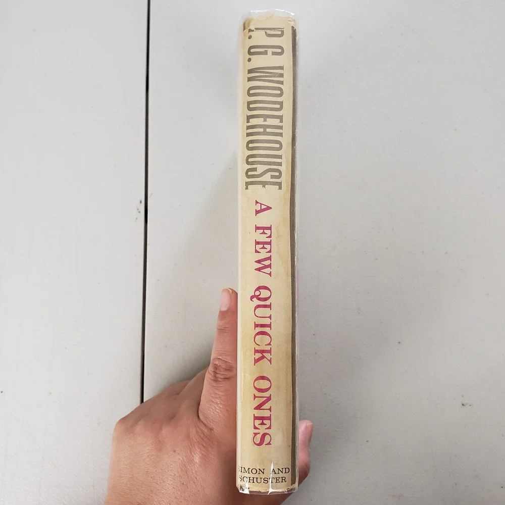 A Few Quick Ones P.G. Wodehouse 1959 First Printing Hardcover Dust Jacket Bacon